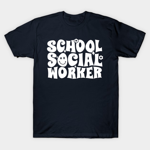 School Social Worker T-Shirt by dentikanys